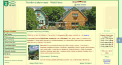 Desktop Screenshot of penzionprihati.sk